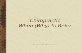 Chiropractic When (Why) to Refer