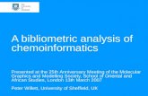 A bibliometric analysis of chemoinformatics