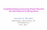 Confidentiality-preserving Proof Theories for Distributed Proof Systems