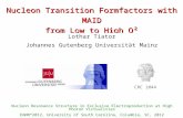 Nucleon Transition Formfactors with MAID from Low to High Q²