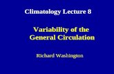 Climatology Lecture 8