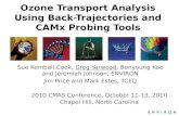 Ozone Transport Analysis Using Back-Trajectories and CAMx Probing Tools