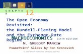 The Open Economy Revisited:   the Mundell-Fleming Model and the Exchange-Rate Regime