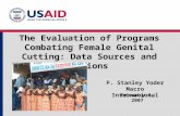 The Evaluation of Programs Combating Female Genital Cutting: Data Sources and Options