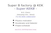 Super B factory @ KEK - Super KEKB -