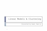 Linear Models & Clustering