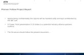 Pioneer Fellow Project Report