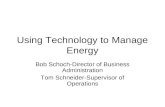 Using Technology to Manage Energy