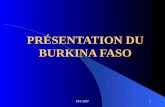 PRÉSENTATION DU BURKINA FASO