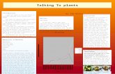 Talking To plants