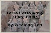 Terra Cotta Army Xi’an, China By Weelang Tan