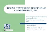TEXAS STATEWIDE TELEPHONE COOPERATIVE, INC.