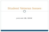 Student Veteran Issues