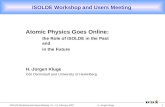 ISOLDE Workshop and Users Meeting 