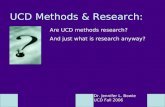 UCD Methods & Research: