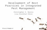 Development of Best Practices in Integrated Pest Management