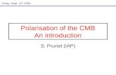Polarisation of the CMB An introduction
