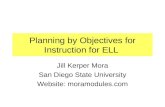 Planning by Objectives for Instruction for ELL