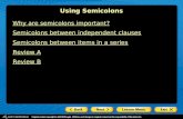 Why are semicolons important? Semicolons between independent clauses