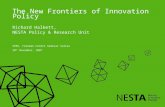 The New Frontiers of Innovation Policy Richard Halkett, NESTA Policy & Research Unit