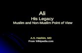Ali His Legacy  Muslim and Non-Muslim Point of View