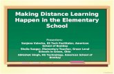 Making Distance Learning Happen in the Elementary School