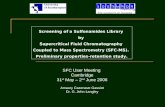 Screening of a Sulfonamides Library  by  Supercritical Fluid Chromatography