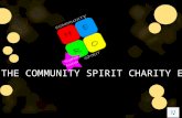 THE COMMUNITY SPIRIT CHARITY EVENT