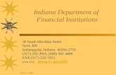 Indiana Department of  Financial Institutions