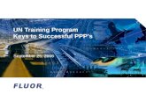 UN Training Program  Keys to Successful PPP’s