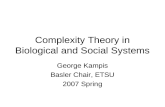 Complexity Theory in Biological and Social Systems