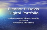 Eleanor F. Davis Digital Portfolio