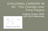 EXPLORING CAREERS IN 3D:  The Change over Time Project