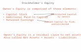 Stockholder’s Equity