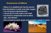 Silicon is a metalloid and has the second  most abundance in earth crust after oxygen,