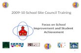 2009-10 School Site Council Training