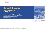 Brazil Equity Strategy