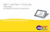 ASFT Surface Friction Tester,  and Weather Systems Presentation
