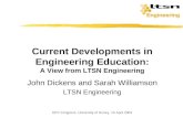 Current Developments in Engineering Education: A View from LTSN Engineering