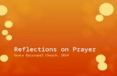 Reflections on Prayer