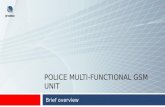 POLICE MULTI-FUNCTIONAL GSM UNIT