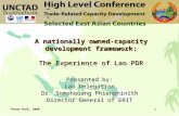 A nationally owned-capacity development framework: The Experience of Lao PDR