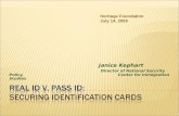 Real id v. pass id: Securing identification CARDS