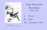 John Maynard  Keynes 1883-1946