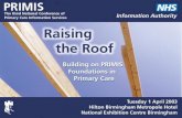 RAISING THE ROOF National Patient Records Analysis Service (NPRAS)