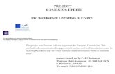 PROJECT      COMENIUS-EPEITE  the traditions of Christmas in France