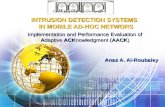 INTRUSION DETECTION SYSTEMS   IN MOBILE AD-HOC NETWORS