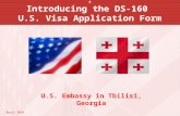 A Introducing the DS-160  U.S. Visa Application Form
