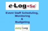 Event Staff Scheduling,  Monitoring &  Budgeting
