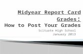 Midyear Report Card Grades : How to Post Your Grades